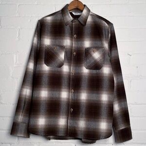 3sixteen brushed flannel utility shirt green/moss 2XL